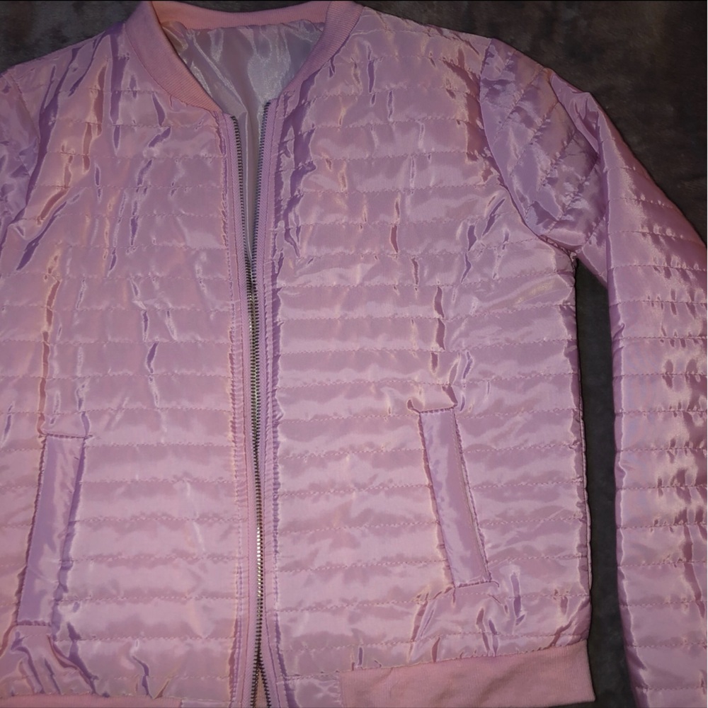 Pink puffer/ bubble jacket